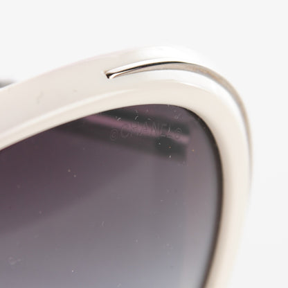 Chanel CC Sunglasses 6037 White 5 of 8