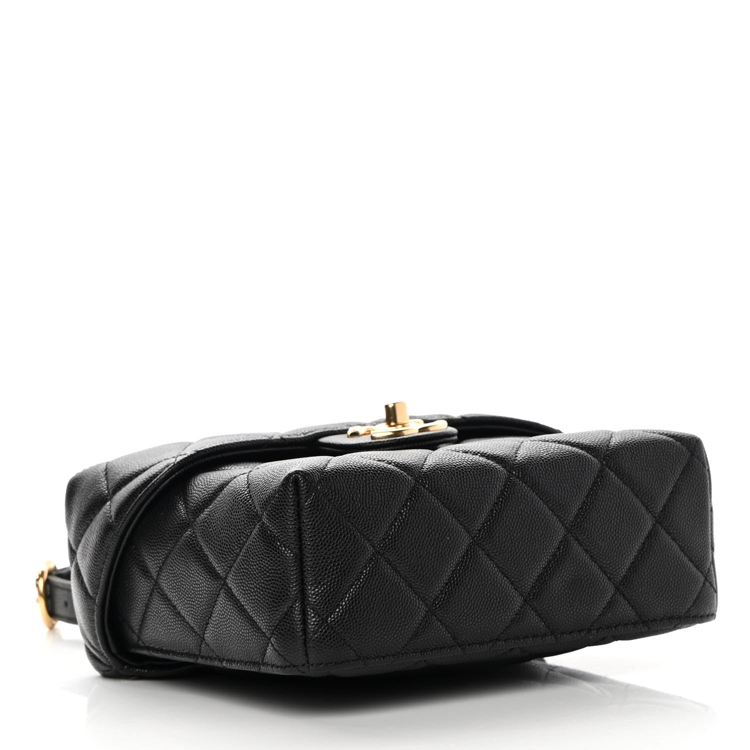 Chanel Caviar Quilted Handy Box Vanity Case Black 4 of 12