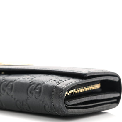 Gucci Guccissima Sukey Continental Wallet Continental Wallet Black 8 of 10