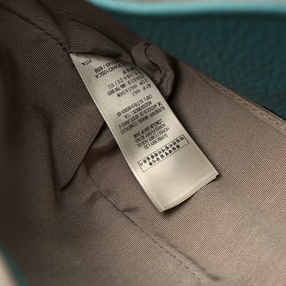 Burberry Prorsum Grained Calfskin Print Pouch Lawn Green Aqua Green 8 of 12