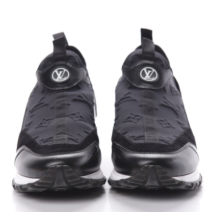 Louis Vuitton Technical Fabric Calfskin Run Away Sneakers 38 Black 2 of 9
