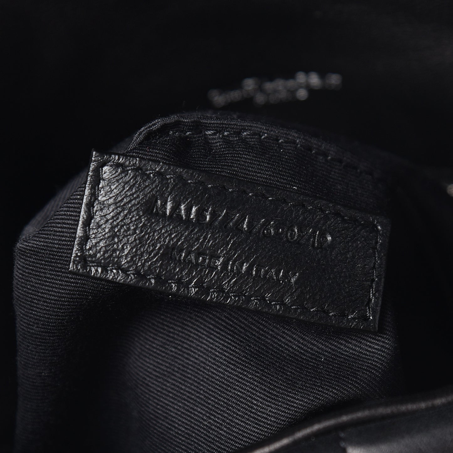 Lambskin Quilted Small Loulou Puffer Monogram Chain Satchel Black