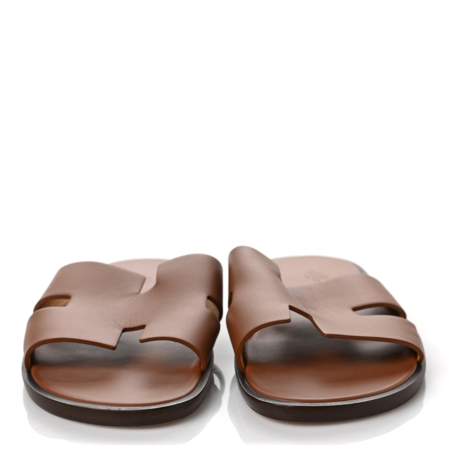 Calfskin Izmir Mens Sandals 43.5 Gold