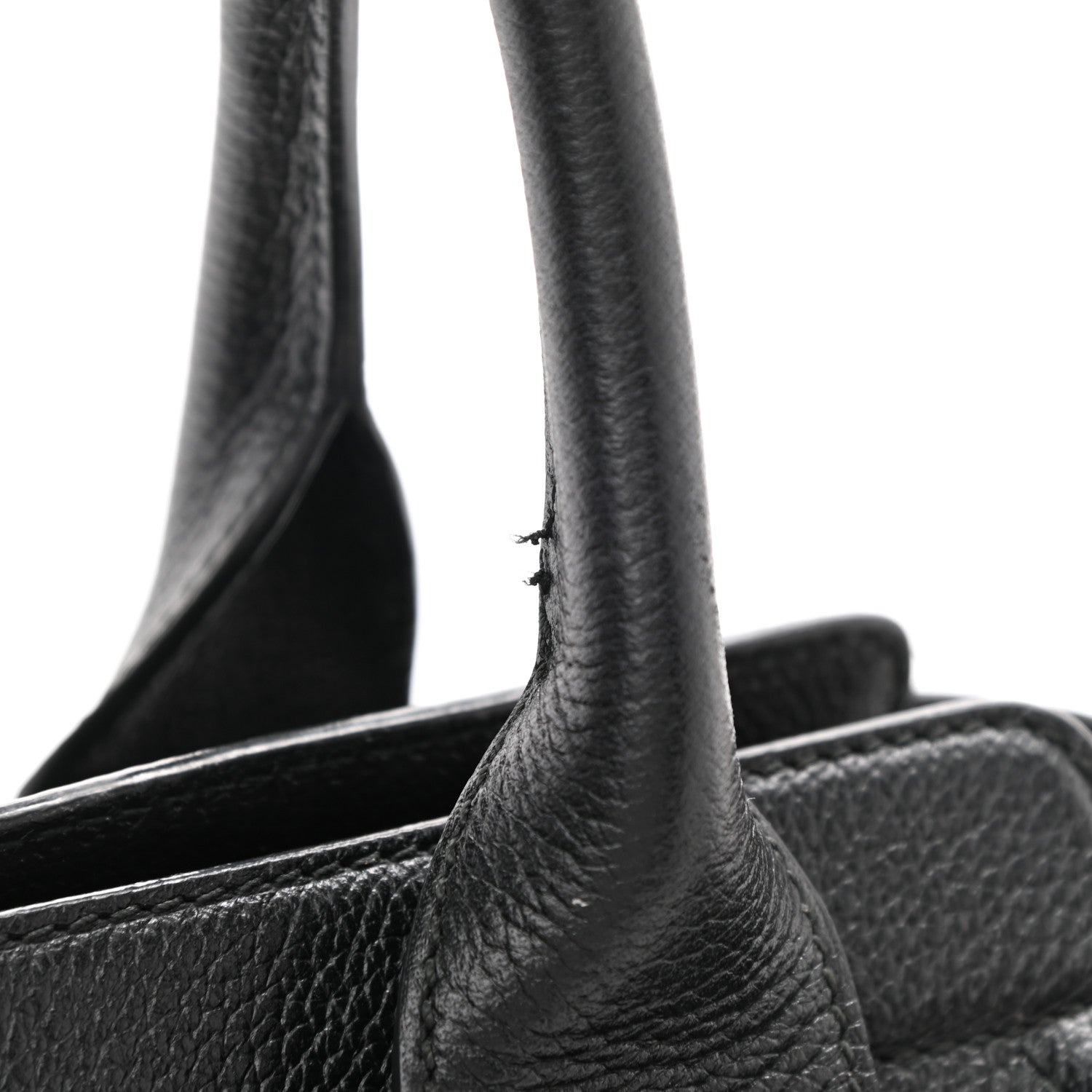 Balenciaga Grained Calfskin Monday Bowler S Black 18 of 19