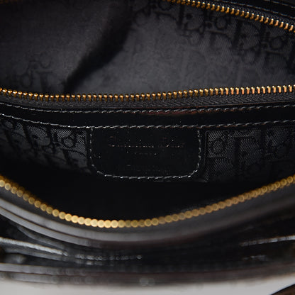 Christian Dior Patent Cannage Large Lady Dior Black 5 of 9