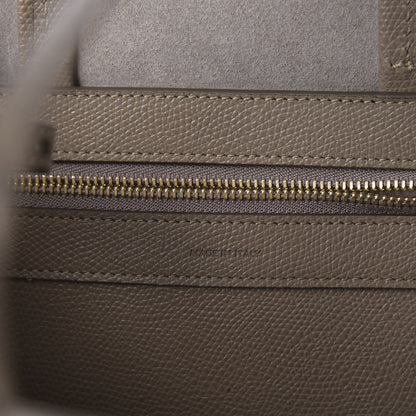 Celine Grained Calfskin Small Vertical Cabas Taupe 9 of 10