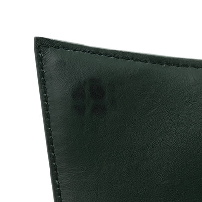 Balenciaga Shiny Calfskin Crocodile Embossed Small Hourglass Top Handle Bag Forest Green 12 of 14