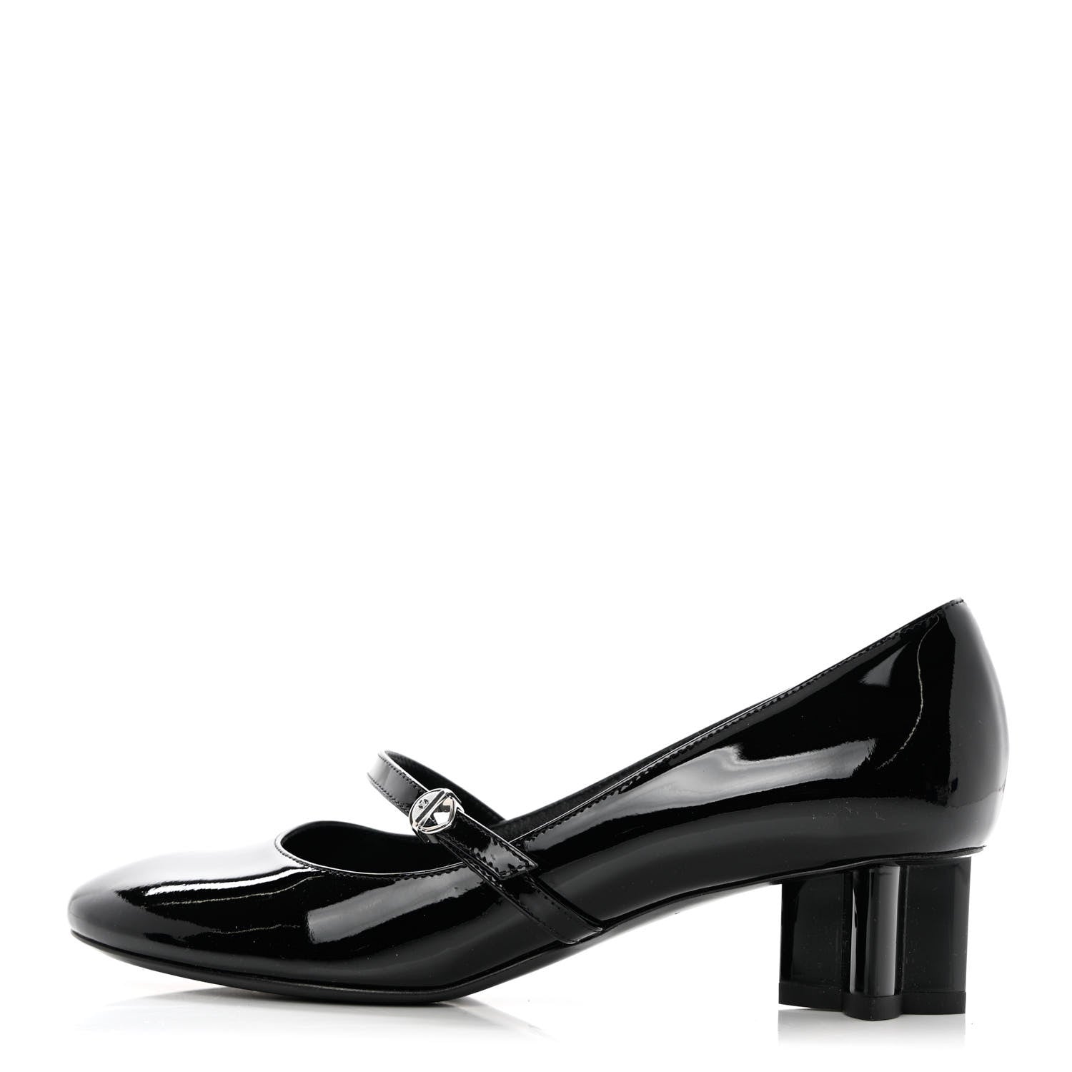 Louis Vuitton Patent Uniformes Silhouette 40mm Pumps 36 Black 1 of 9