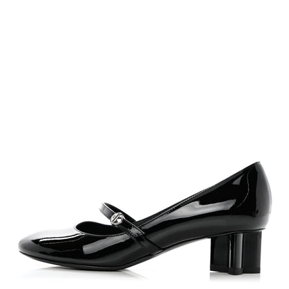 Louis Vuitton Patent Uniformes Silhouette 40mm Pumps 36 Black 1 of 9