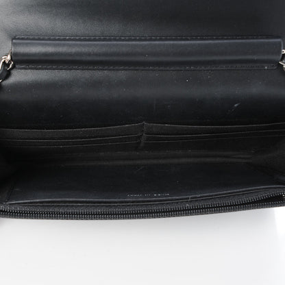 Chanel Patent Quilted Brilliant Wallet On Chain WOC Black 5 of 9