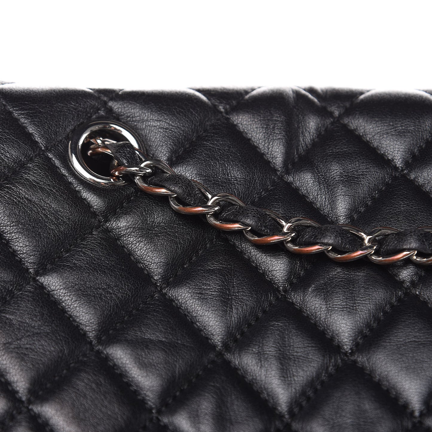 Lambskin Quilted Large Urban Spirit Backpack Black