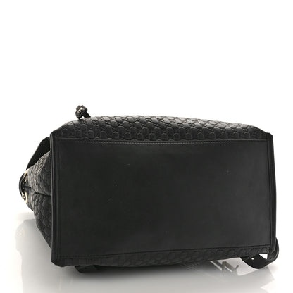 Gucci Microguccissima Drawstring Backpack Black 4 of 9