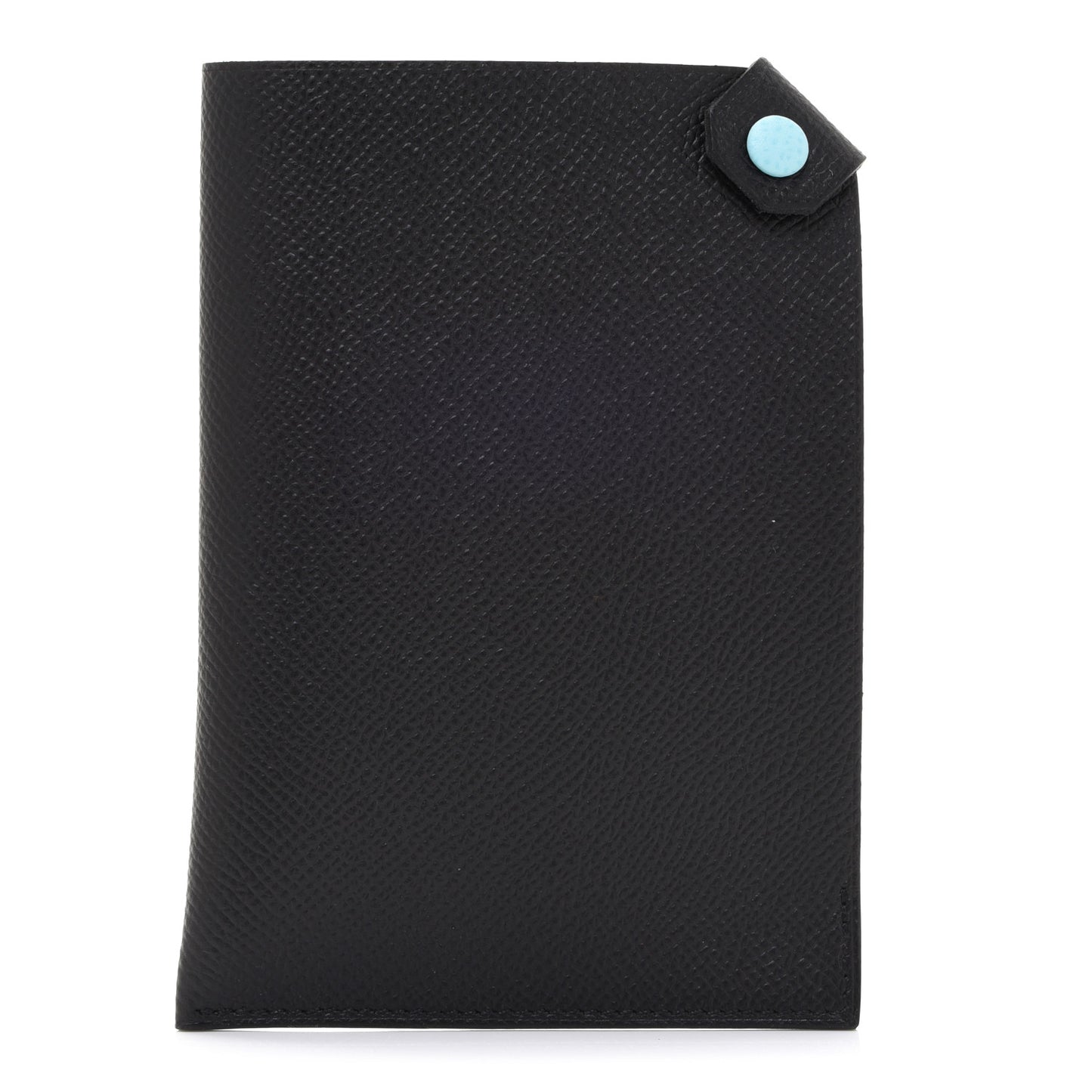 Epsom Tarmac Dot PM Passport Holder Black Bleu