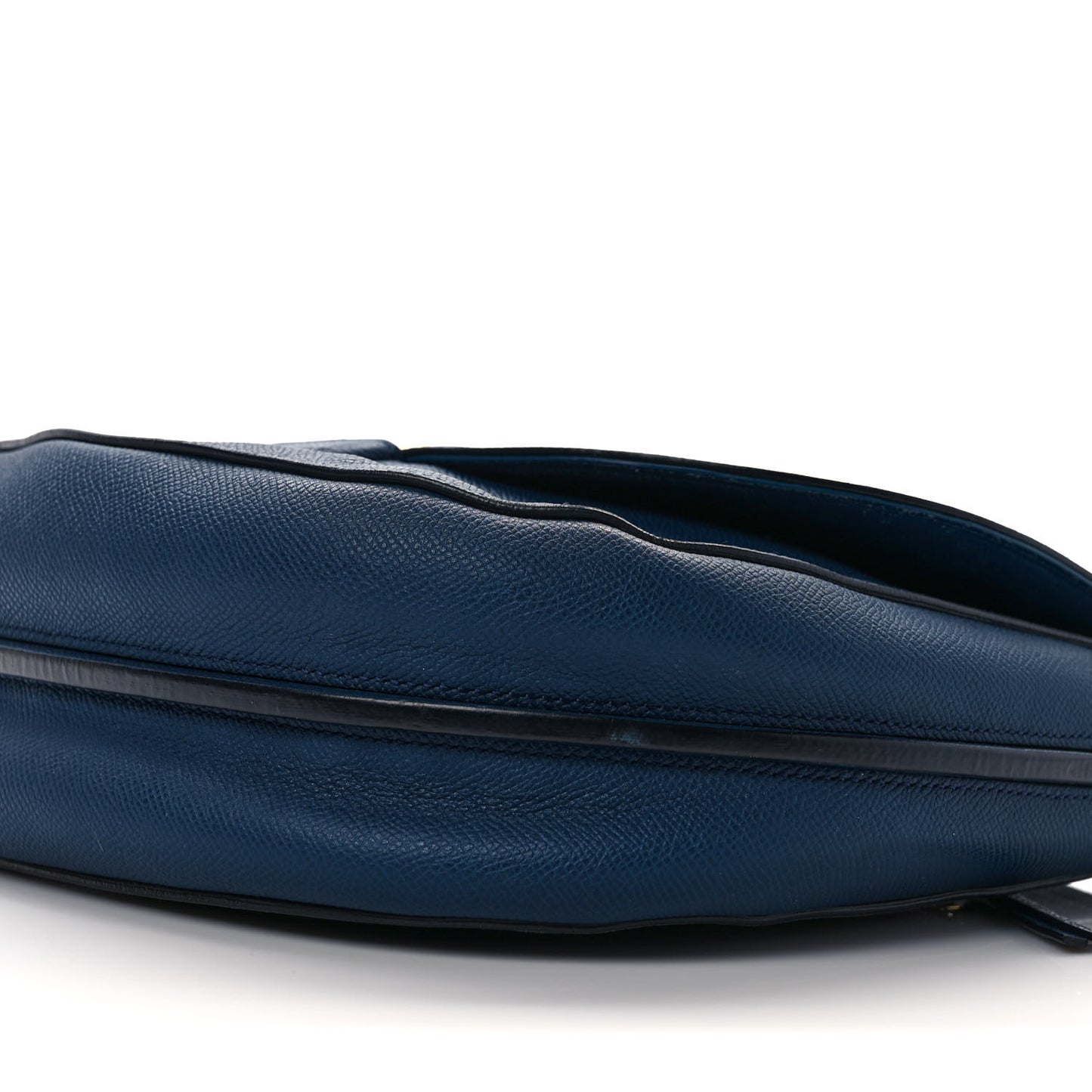 Grained Calfskin Medium Trotteur Navy