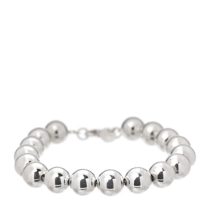 Tiffany Sterling Silver 10mm HardWear Ball Bracelet 1 of 5