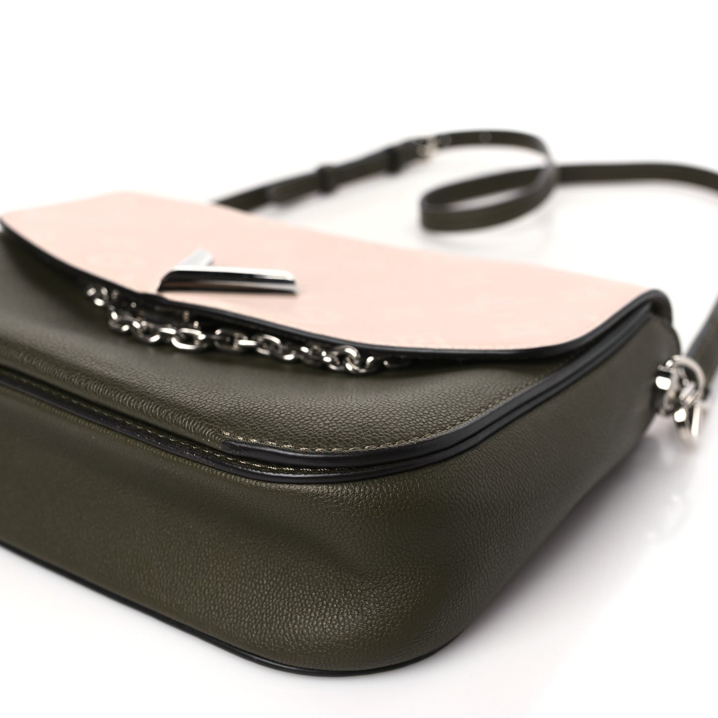 Calfskin Very Messenger Kaki