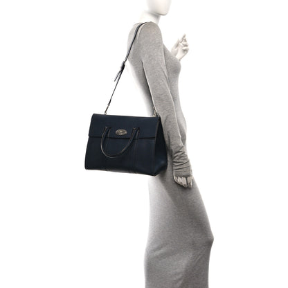 Mulberry Classic Grain Medium New Bayswater Navy 2 of 14
