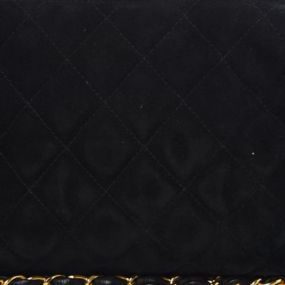 Chanel Suede Quilted Camera Case Crossbody Bag Black 12 of 12