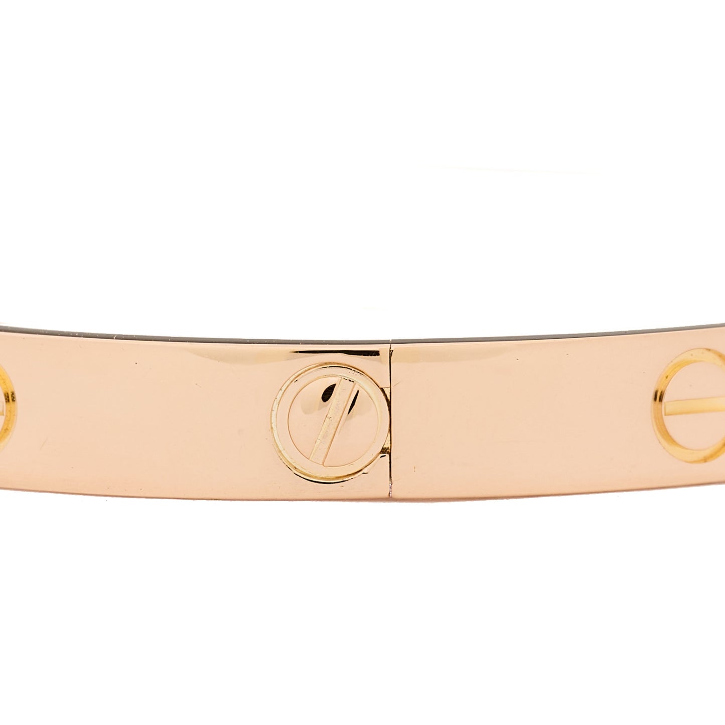 18K Pink Gold LOVE Bracelet 17