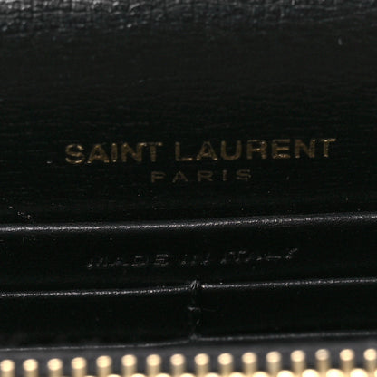 Saint Laurent Calfskin Monogram Sunset Chain Wallet Black 6 of 10