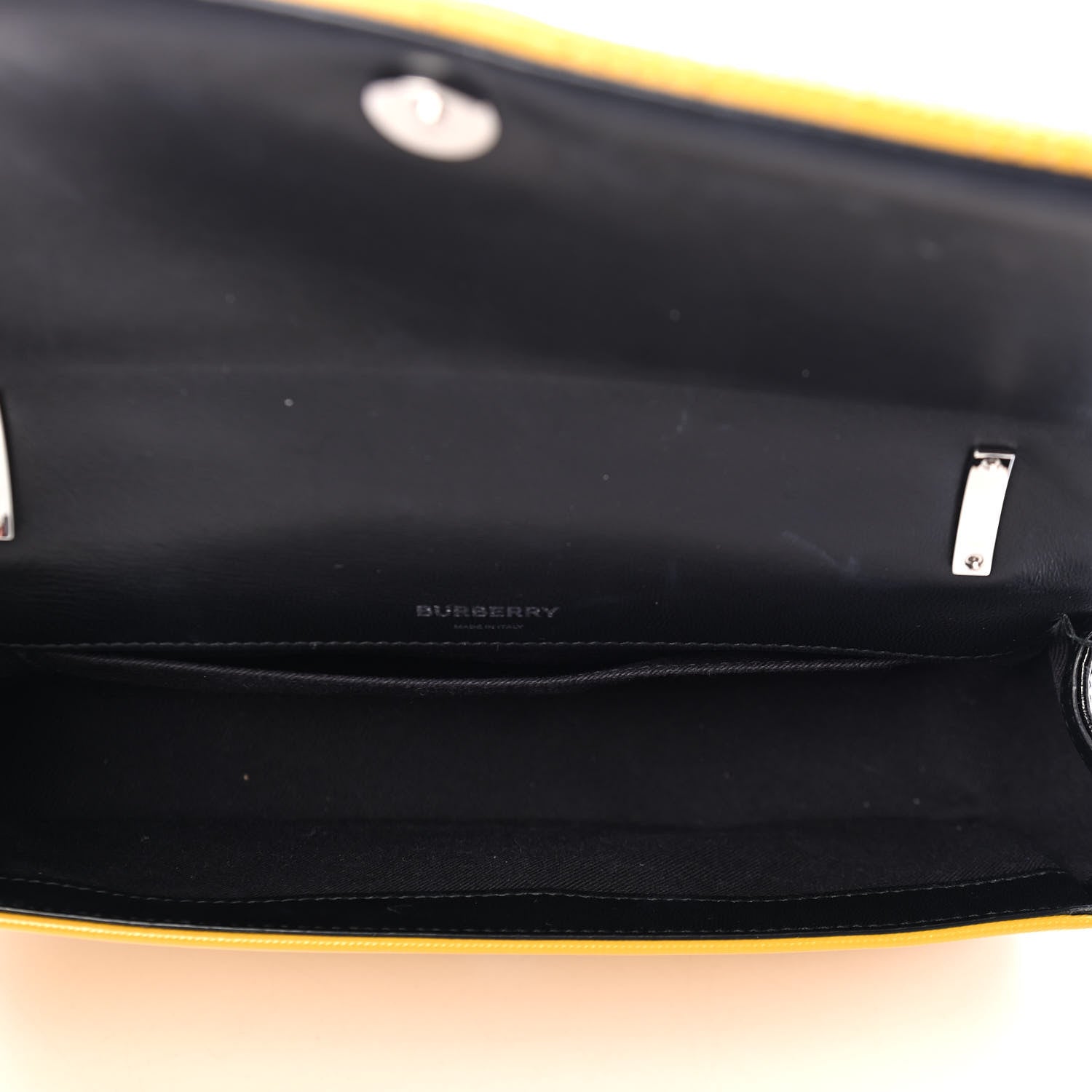 Burberry Patent Quilted Horseferry Print Small Lola Bag Yellow 4 of 4