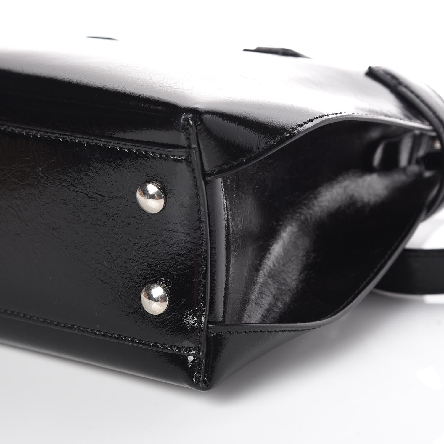 Burberry Soft Calfskin Small Banner Tote Black 6 of 11