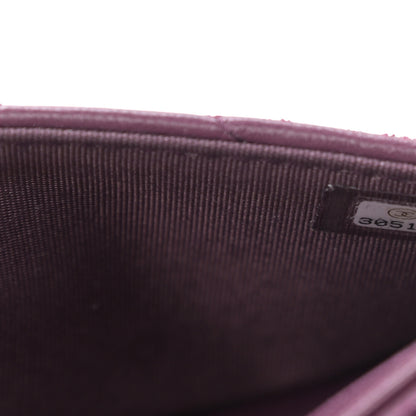Chanel Lambskin Quilted Chanel 19 Wallet On Chain WOC Purple 8 of 14
