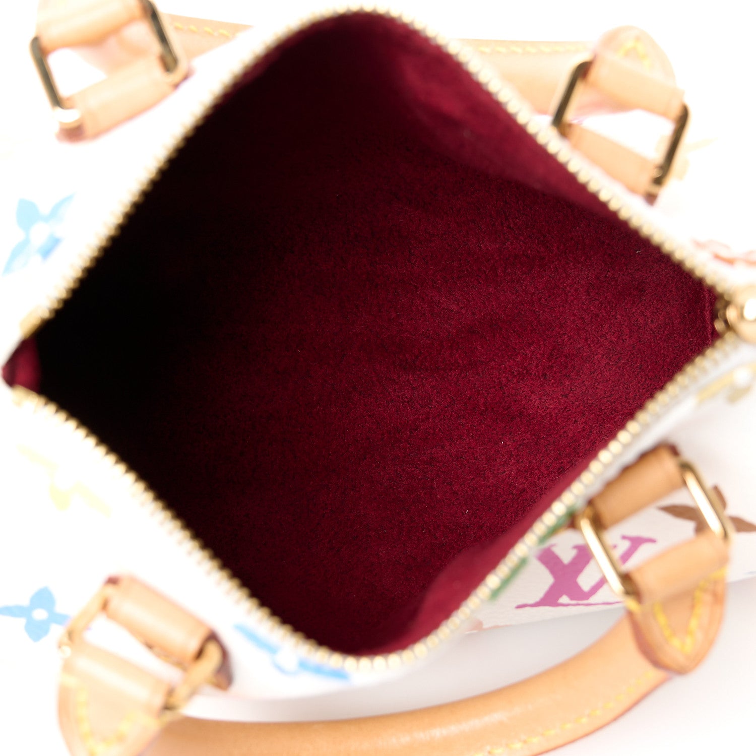 Louis Vuitton Monogram Multicolor Mini Sac HL Speedy White 5 of 9