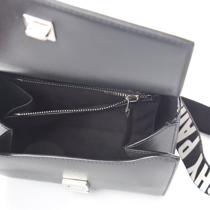 Givenchy Calfskin Mini Pandora Box Logo Strap Crossbody Bag Black 5 of 10