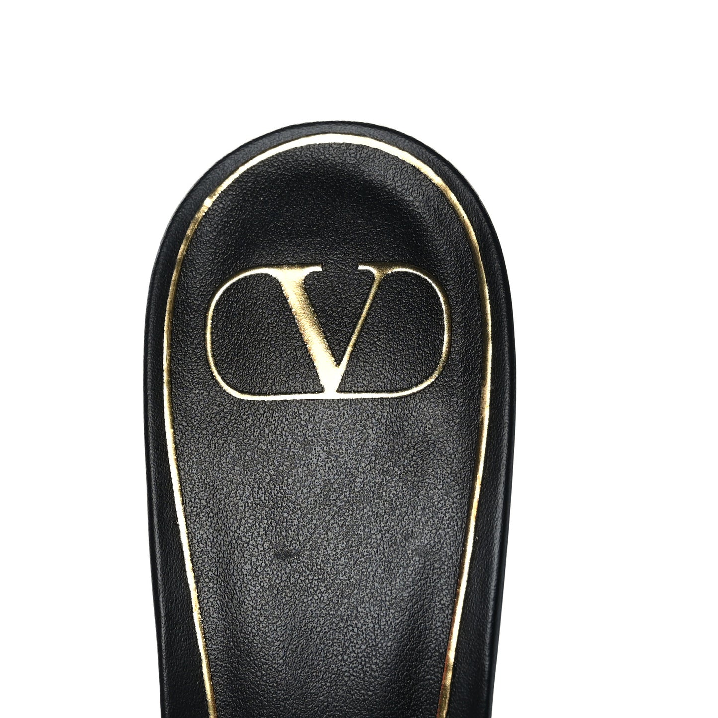 PVC Calfskin VLogo Pointed Toe 80mm Mules 39 Transparent