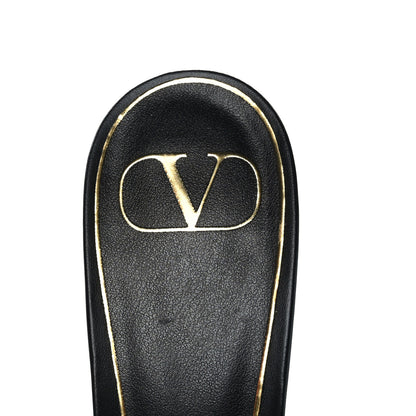 Valentino Garavani PVC Calfskin VLogo Pointed Toe 80mm Mules 39 Transparent 6 of 7