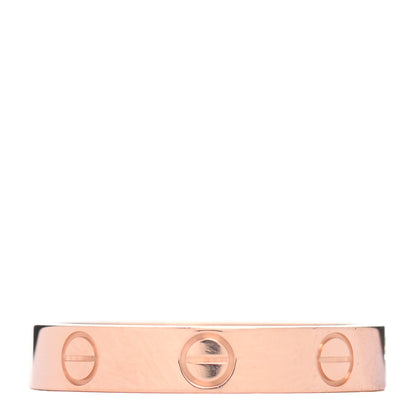 Cartier 18K Pink Gold 3.5mm LOVE Wedding Band Ring 54 7 3 of 4