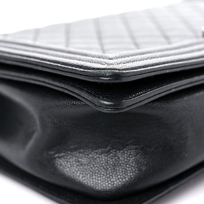 Chanel Caviar Quilted New Medium Boy Flap Black 9 of 16
