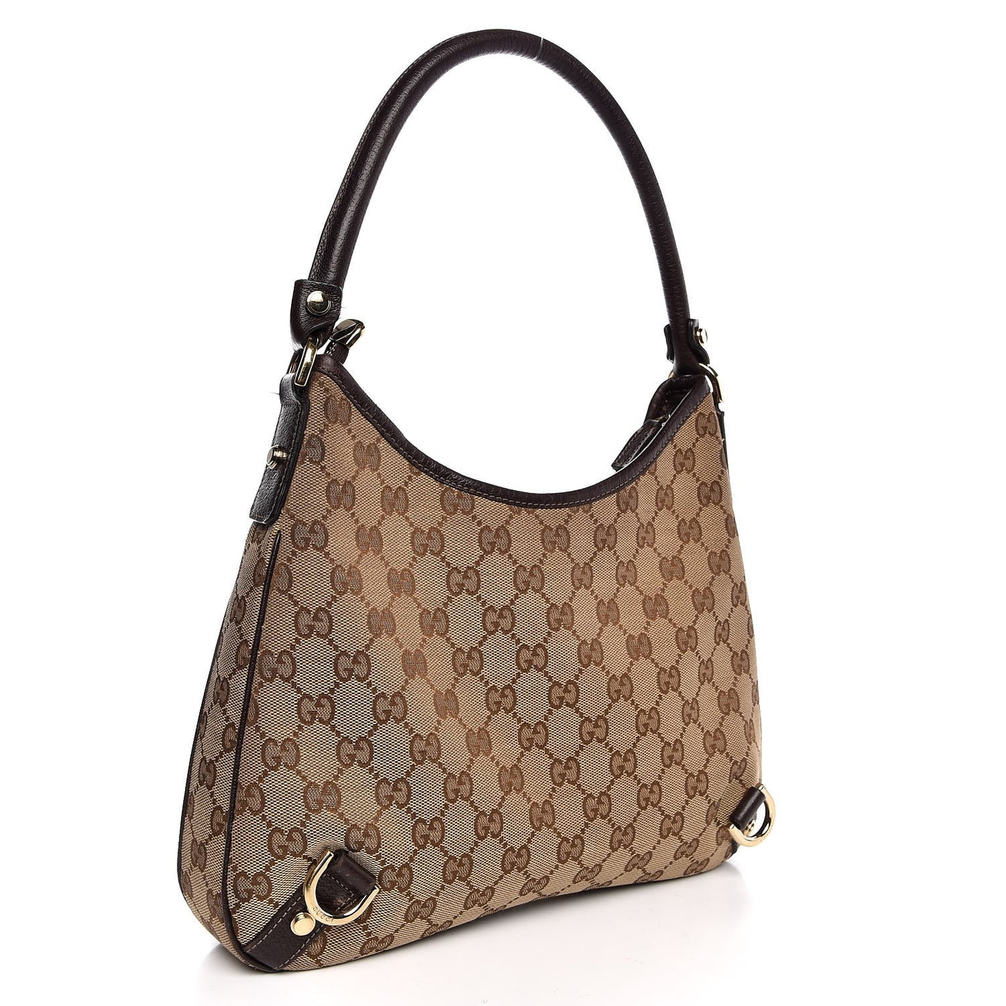 Monogram Medium Abbey D Ring Hobo Brown