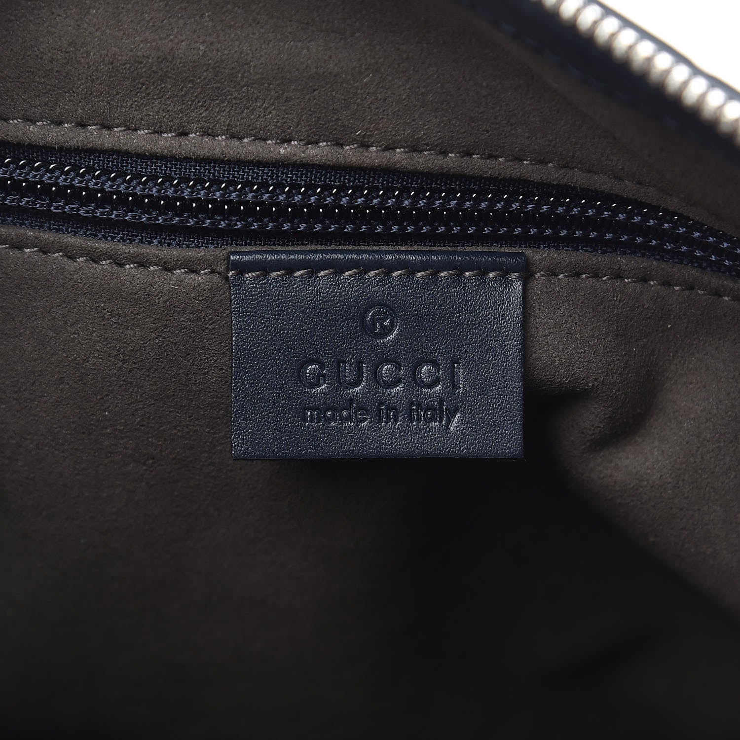 Gucci Guccissima Signature Small Messenger Bag Blue 6 of 10