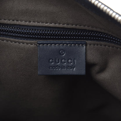 Gucci Guccissima Signature Small Messenger Bag Blue 6 of 10