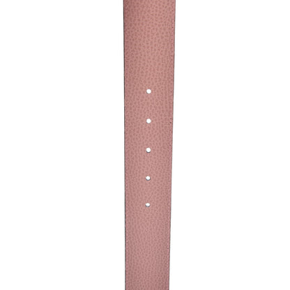 Gucci Calfskin 1973 Reversible Belt 85 34 Black Pink 5 of 6