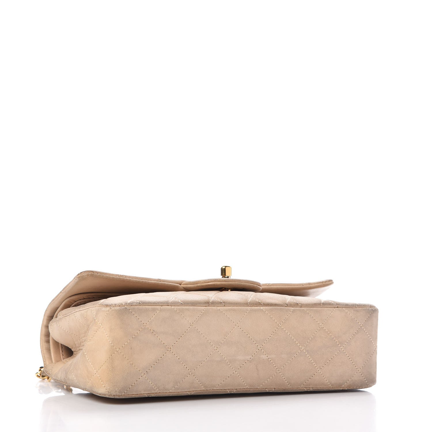 Chanel Lambskin Quilted Small Double Flap Beige 4 of 16