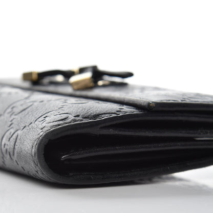 Gucci Guccissima Princy Continental Wallet Black 10 of 16