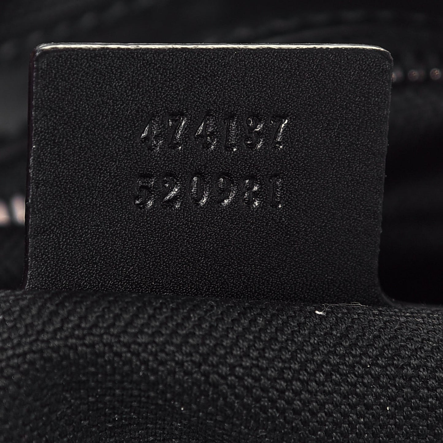 GG Supreme Monogram Appia Calfskin Web Flat Messenger Bag Black Grey
