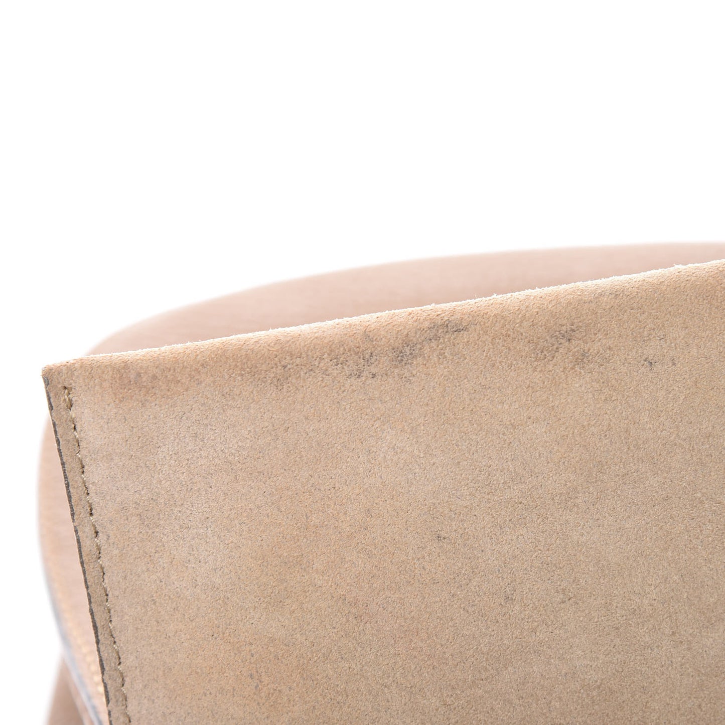 Grained Lambskin Drew Shoulder Bag Chestnut Cream