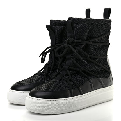 Christian Dior Resille Calfskin Womens Dior Solar Ankle Boots 40 Black 3 of 10