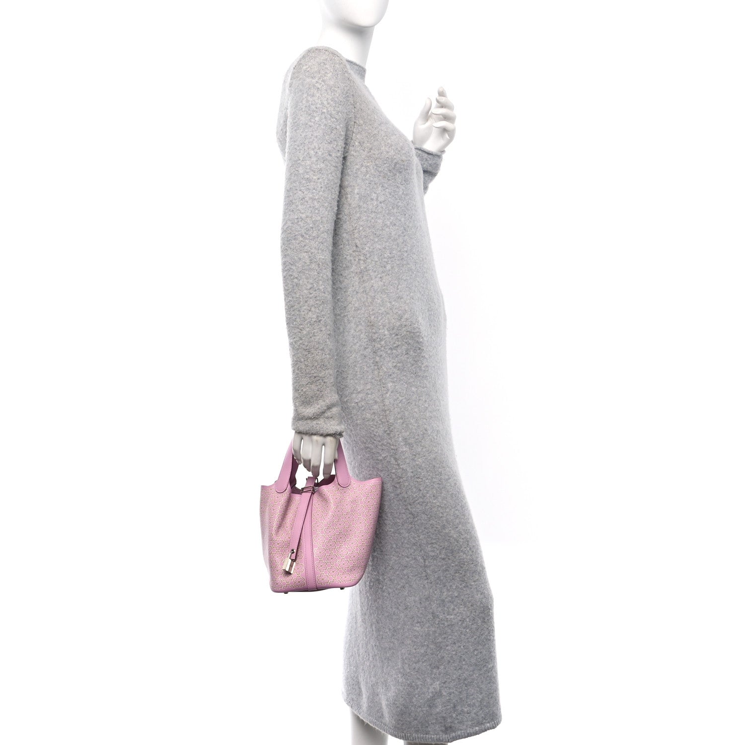 Hermes Swift Lucky Daisy Picotin Lock 18 PM Mauve Sylvestre 2 of 13