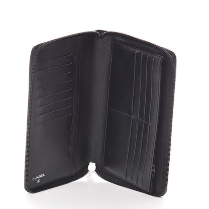 Chanel Caviar Timeless Travel Zip Wallet Black 5 of 6