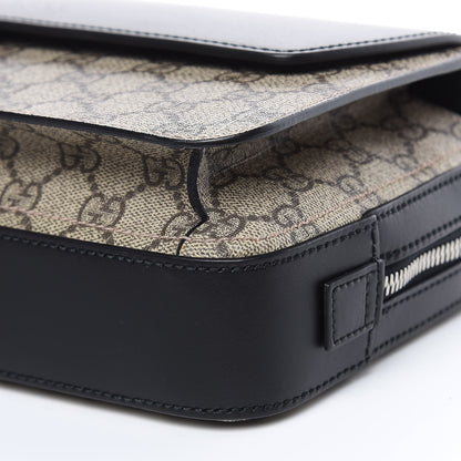 Gucci GG Supreme Monogram Mens Eden Wristlet Black 10 of 11