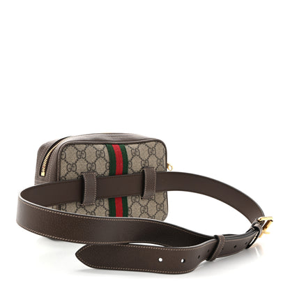 Gucci GG Supreme Monogram Web Small Ophidia Belt Bag 95 38 Dark Brown 3 of 11