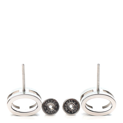 Hermes Palladium Lacquered Pop H Earrings Jade 3 of 3