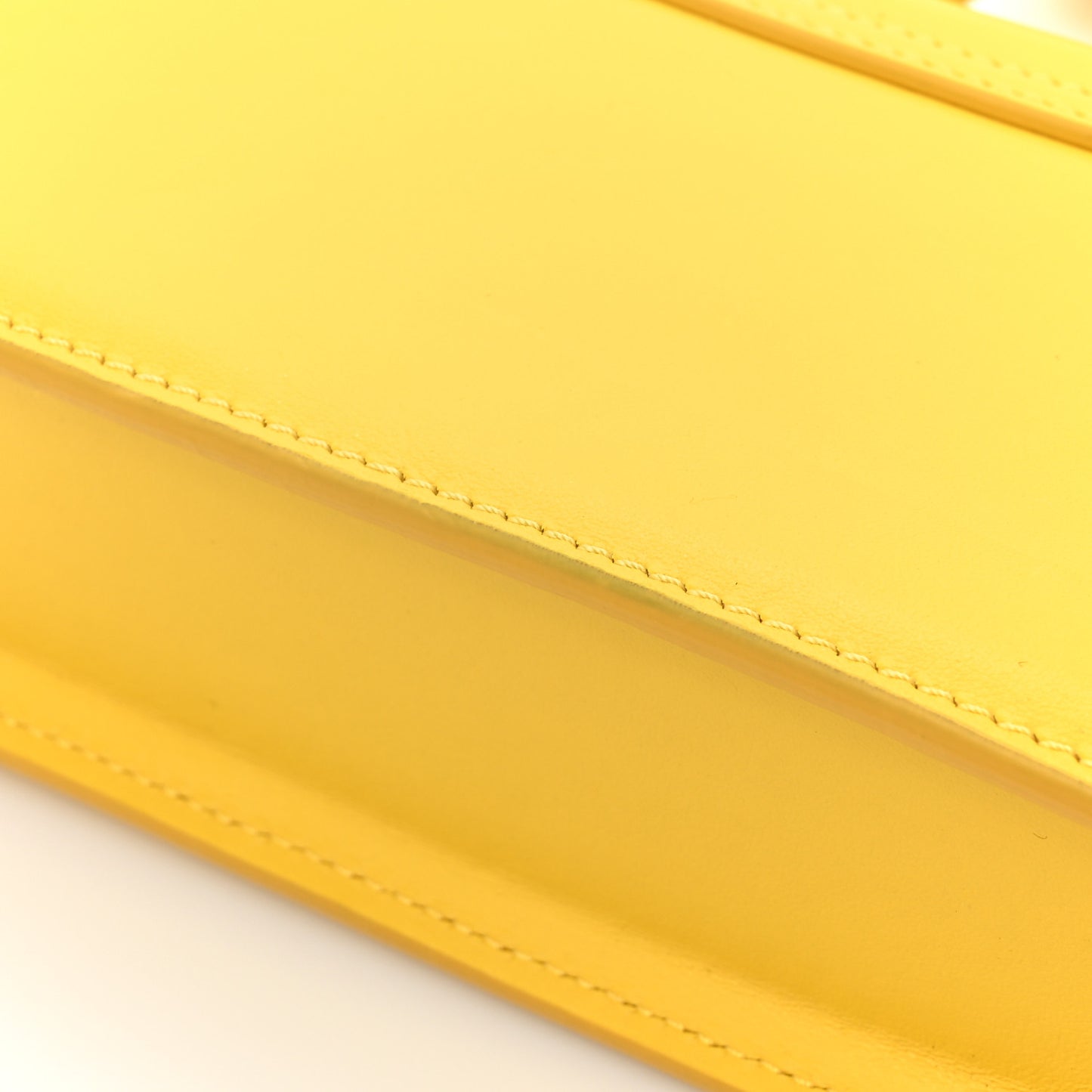 Smooth Calfskin Le Chiquito Long Yellow