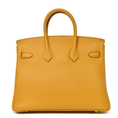 Hermes Swift Birkin 25 Jaune Ambre 4 of 25