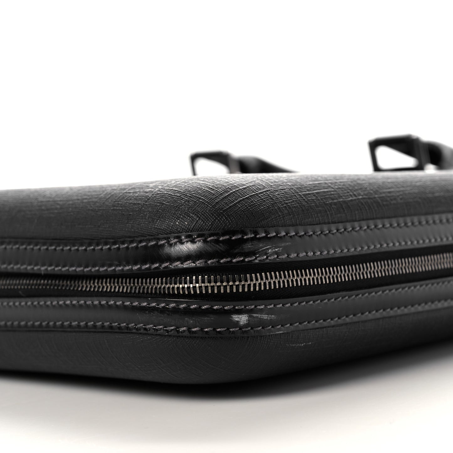 Coated Canvas Interlocking G Large Garment Hard Case Travel Bag Black
